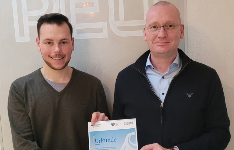 REO AG überreicht Förderung im Rahmen des Deutschlandstipendiums